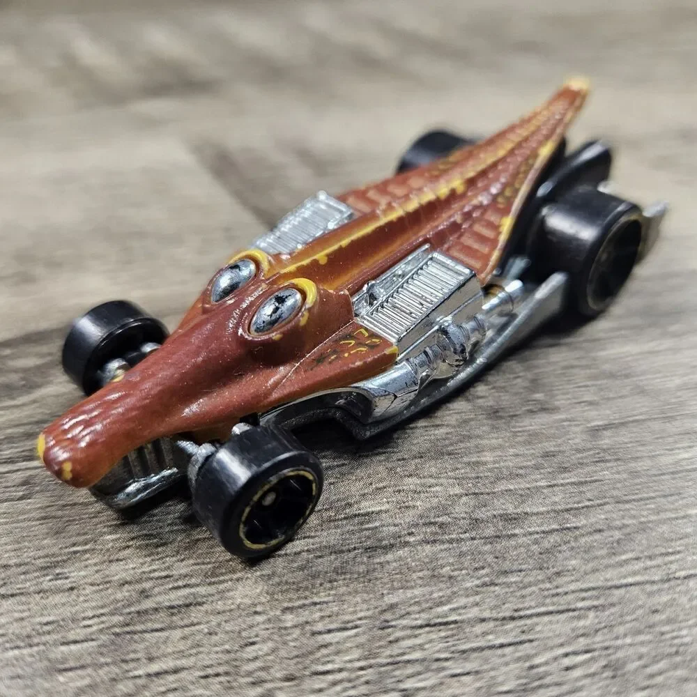 Hot Wheels Croc Rod Tan Diecast 1/64 Mattel Loose Toy Car